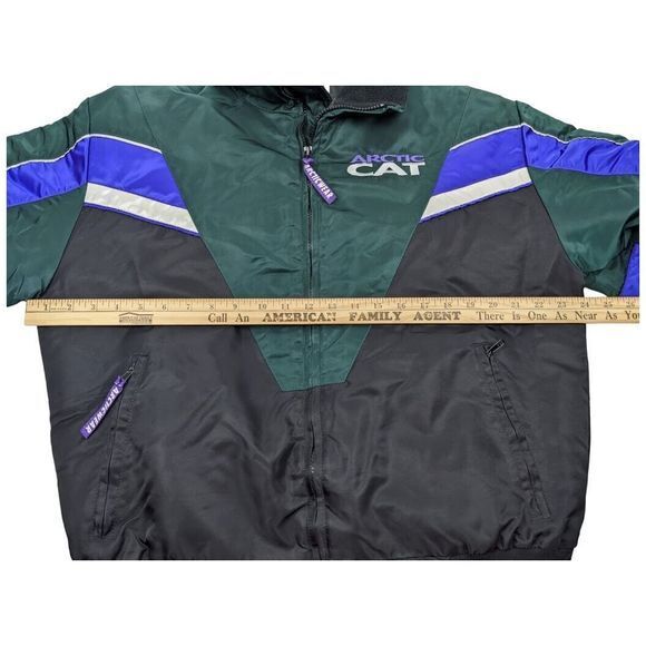 Vintage Arctic Cat "Panther" Snowmobile Jacket Mens Size Medium Tall - Picture 7 of 9